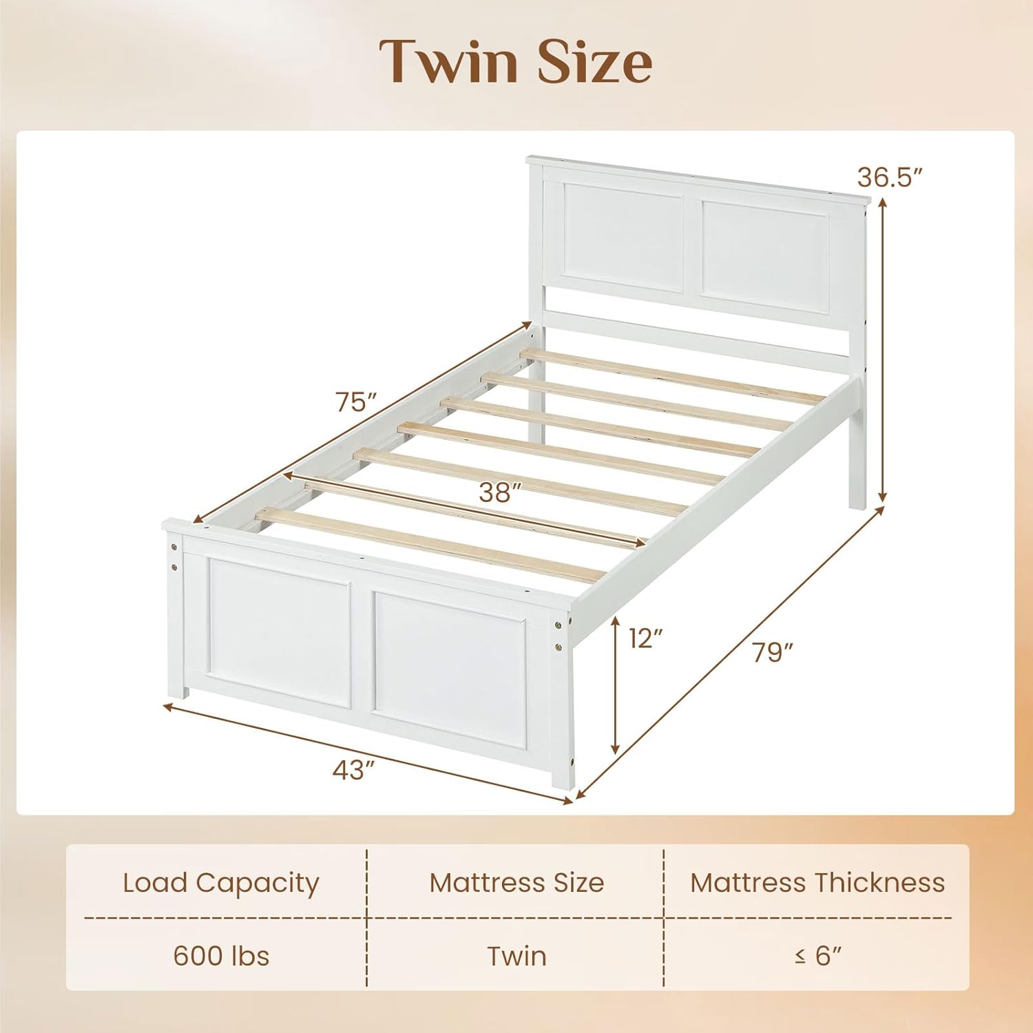 Maeve Platform Bed view 4