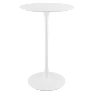 Lippa Round Wood Bar Table
