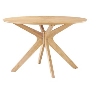 Crossroads 47″ Round Wood Dining Table