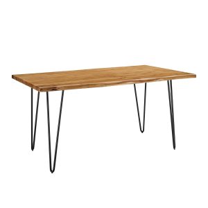Ardor 60″ Live Edge Acacia Wood Acacia Wood Dining Table