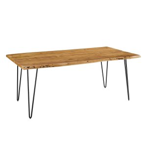 Ardor 74″ Live Edge Acacia Wood Acacia Wood Dining Table