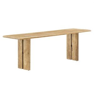 Amistad 58″ Wood Bench