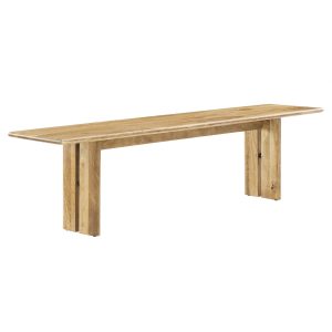 Amistad 72″ Wood Bench