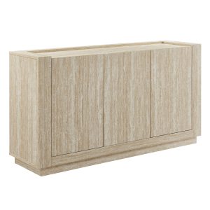 Hollis 59″ Travertine Sideboard