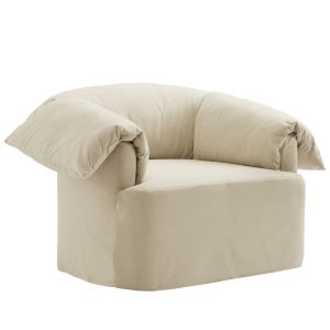 Lark Slipcovered Fabric Oversized Armchair