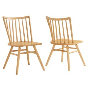 Alvar Spindle Back Dining Side Chairs Set of 2