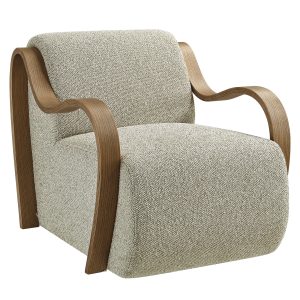 Atrium Lattice Boucle Accent Armchair