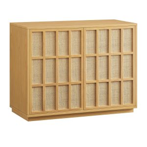 Aiko 39 Inch Japandi Accent Cabinet