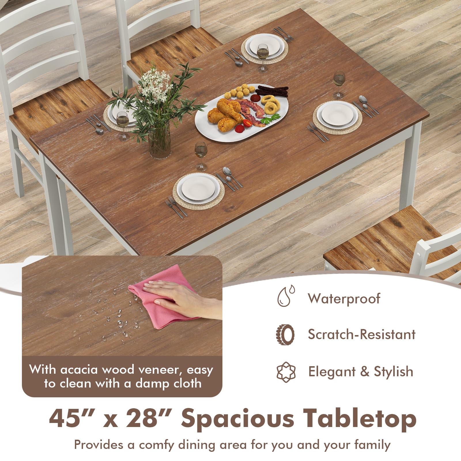 Larkin 5-Piece Dining Set view 6