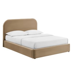Keynote Performance Velvet Storage Platform Bed Frame