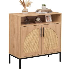 Reed Woven Sideboard Cabinet