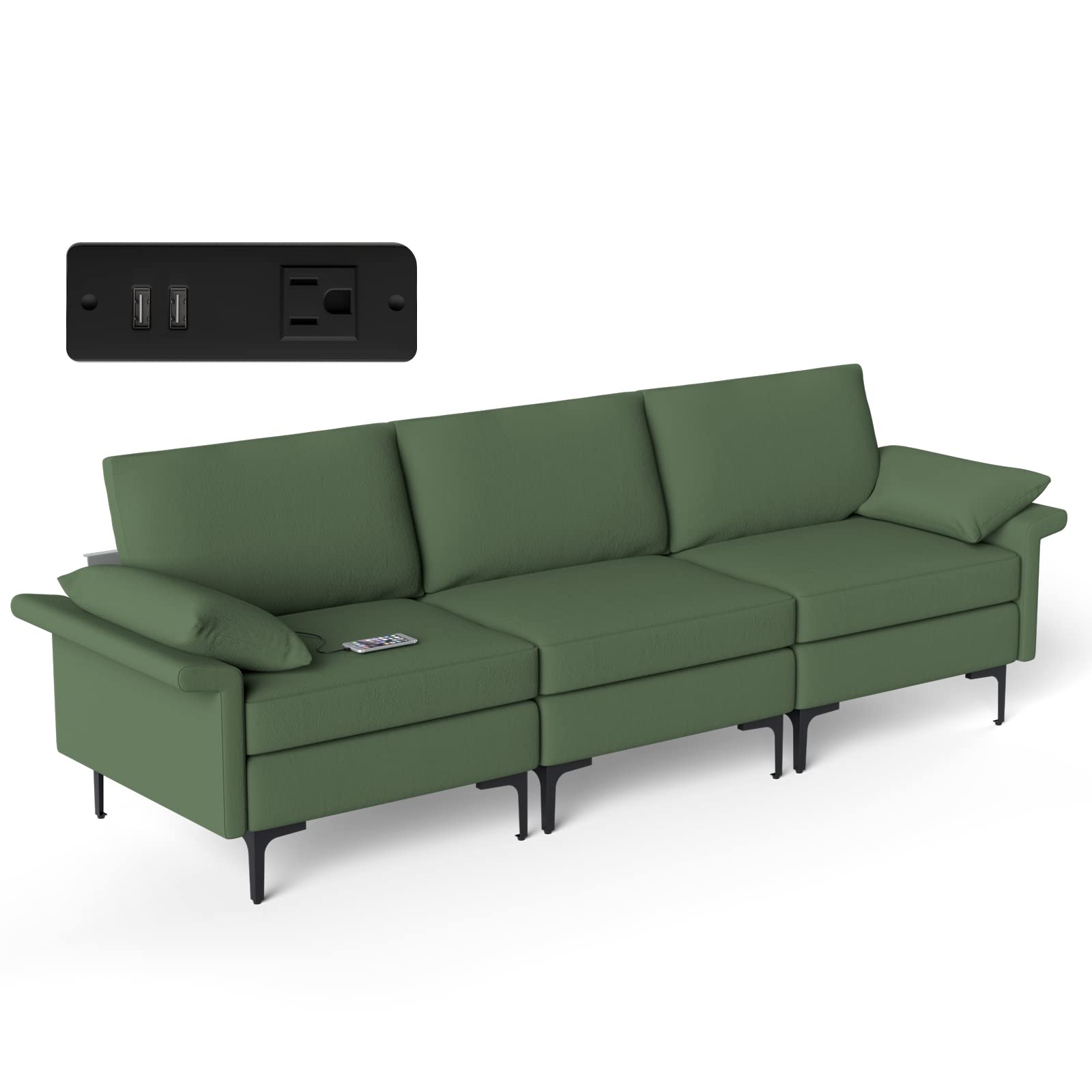 Arden Convertible Sleeper Sectional Sofa view 1