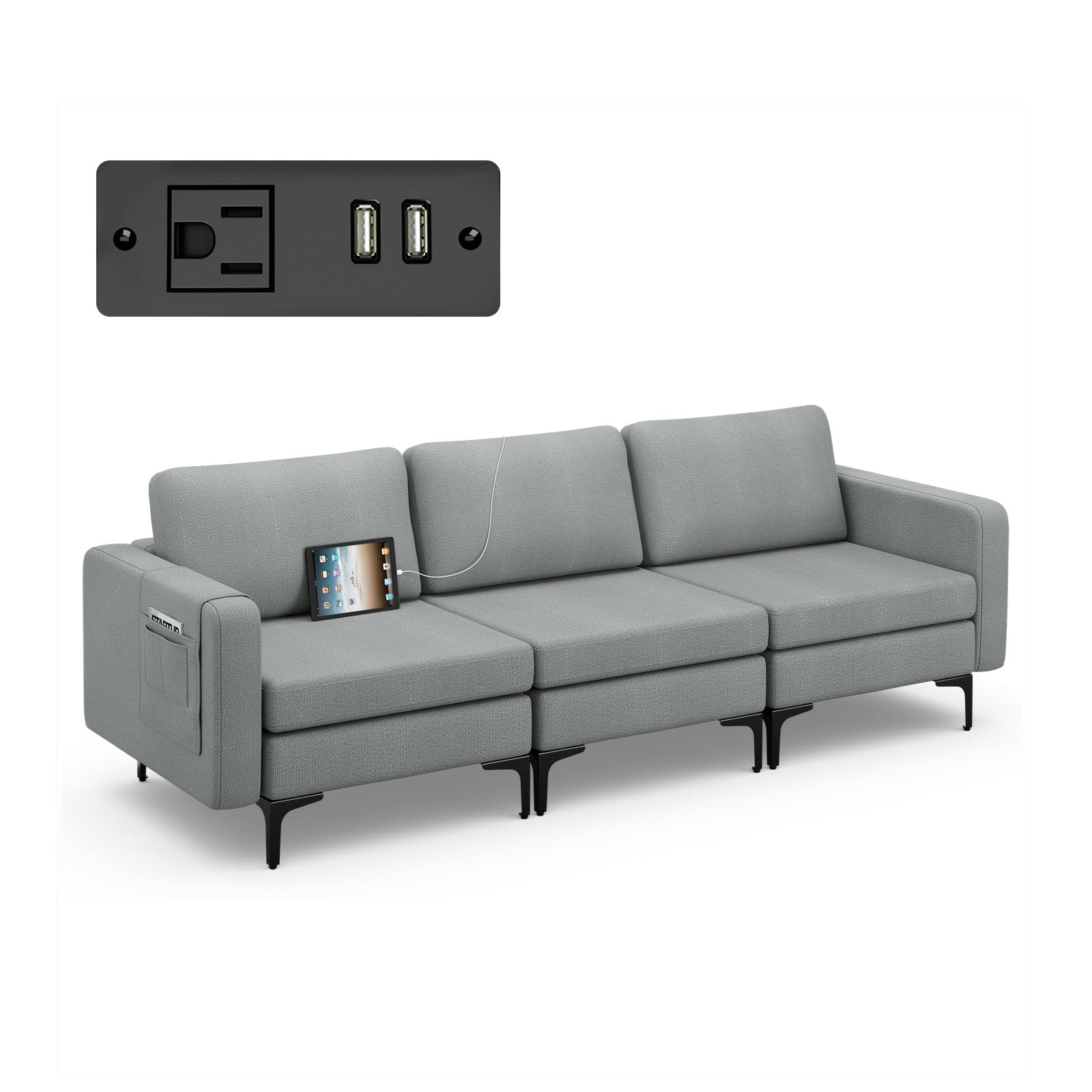 Rowan Modular Sleeper Sectional Sofa view 1
