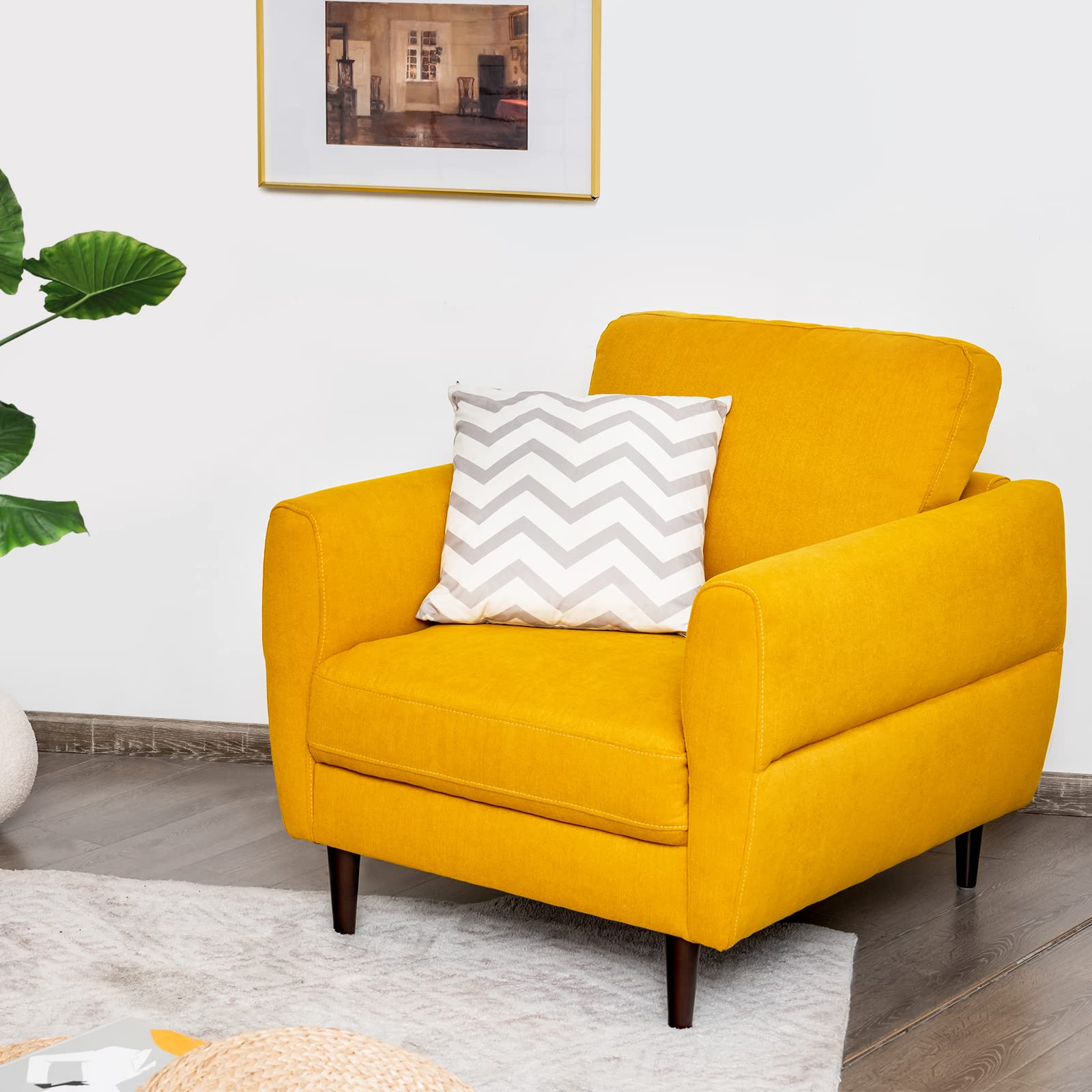 Caspian Upholstered Lounge Chair view 2