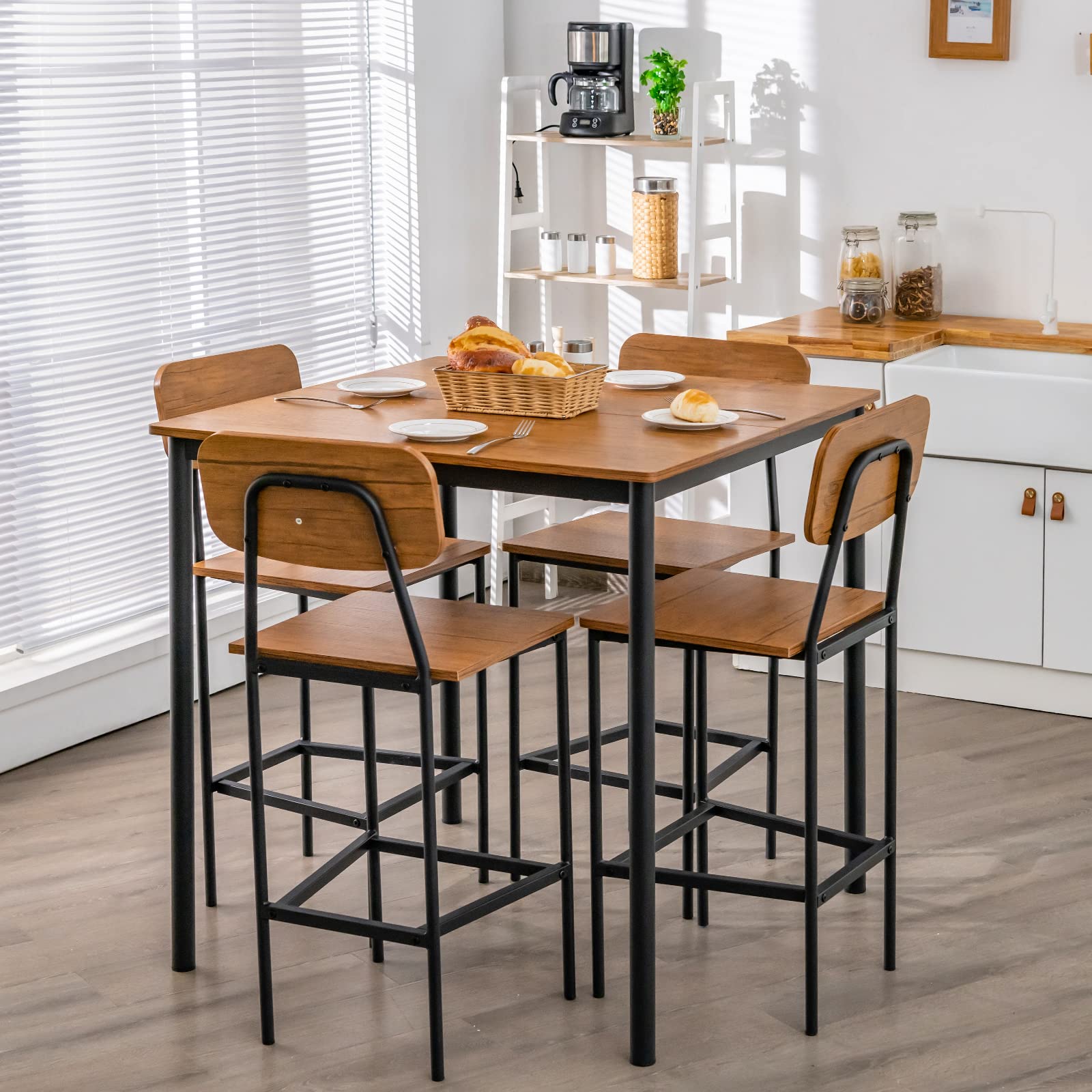 Aster Counter-Height 5-Piece Dining Set view 2