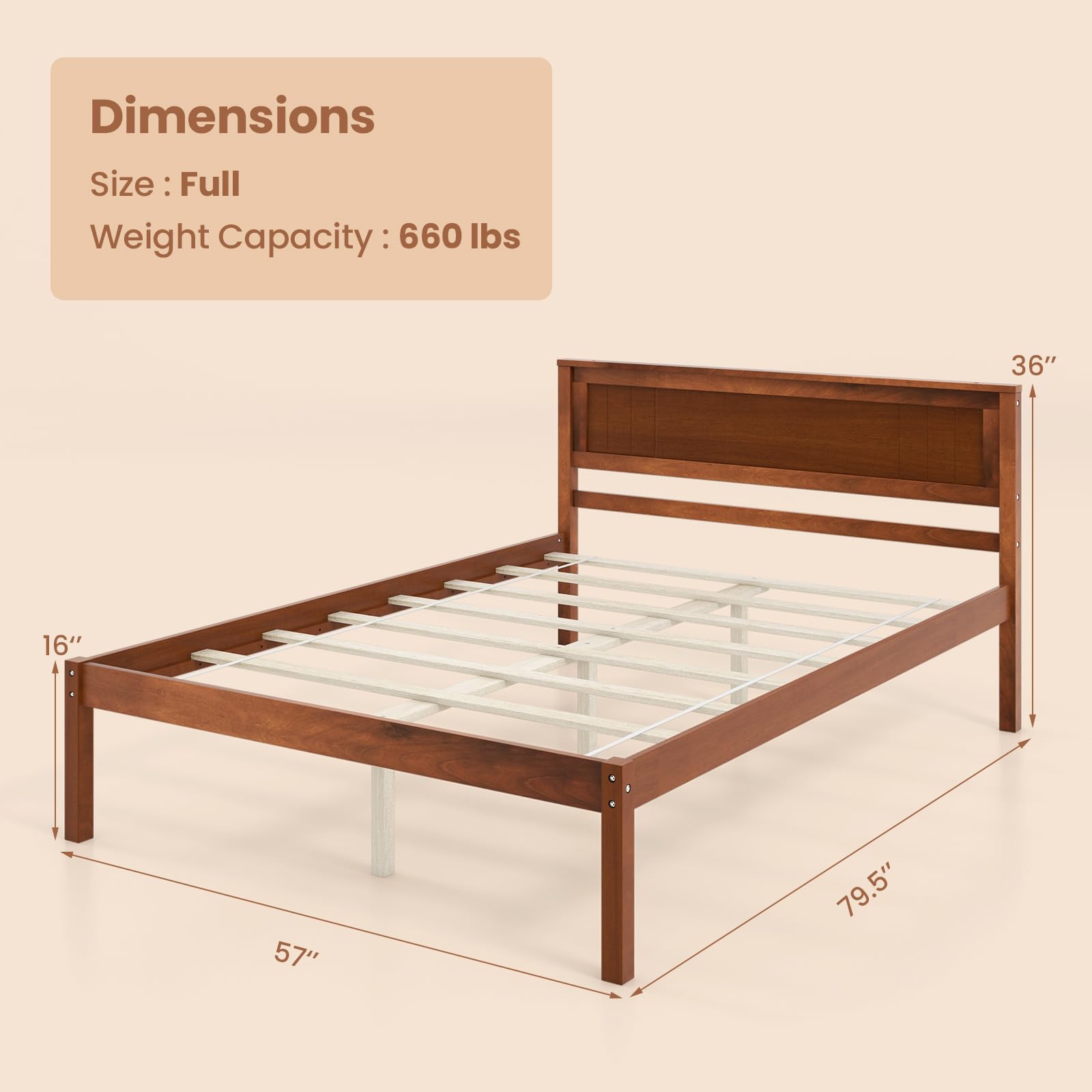 Mira Platform Bed view 5
