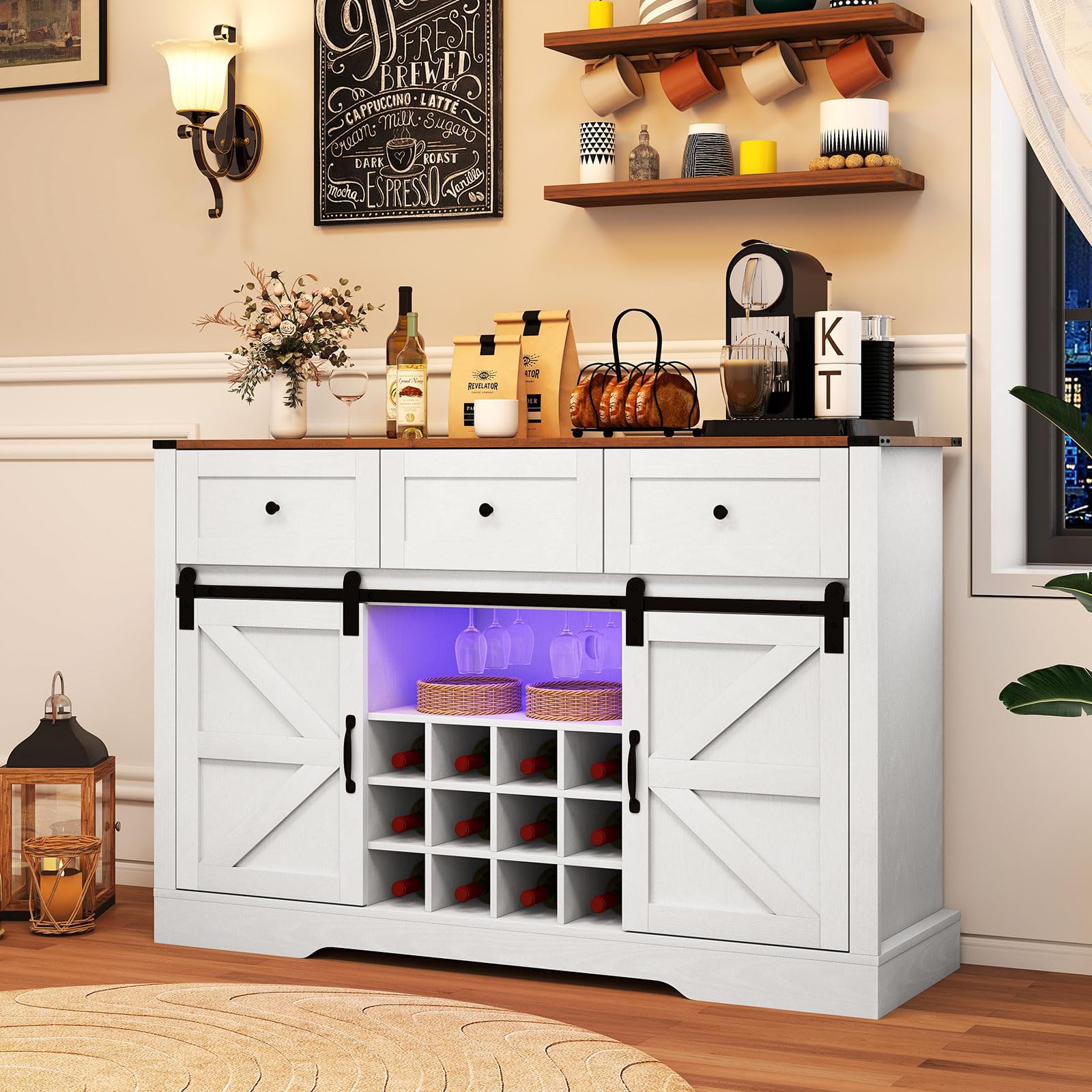 Miller LED Sideboard Cabinet view 2