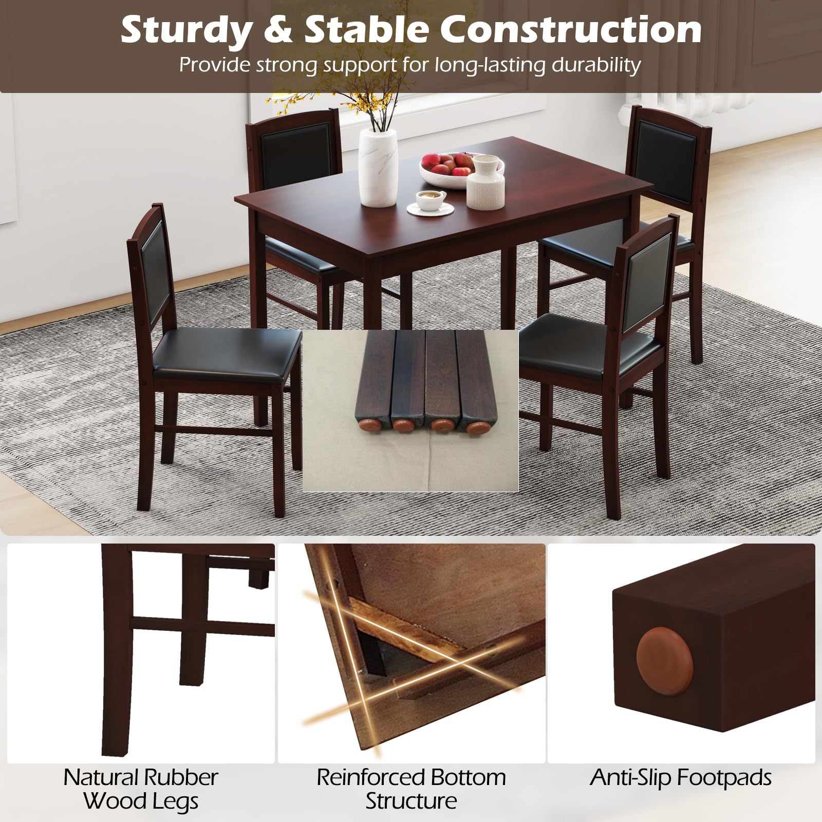 Harlow 5-Piece Dining Set view 4