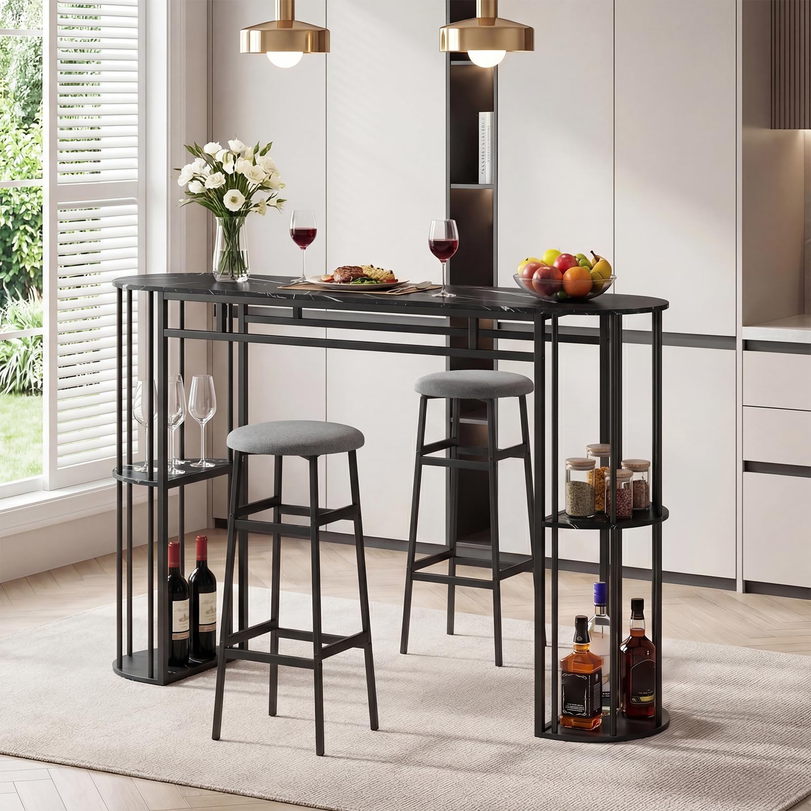 Nolan 3-Piece Dining Set view 3