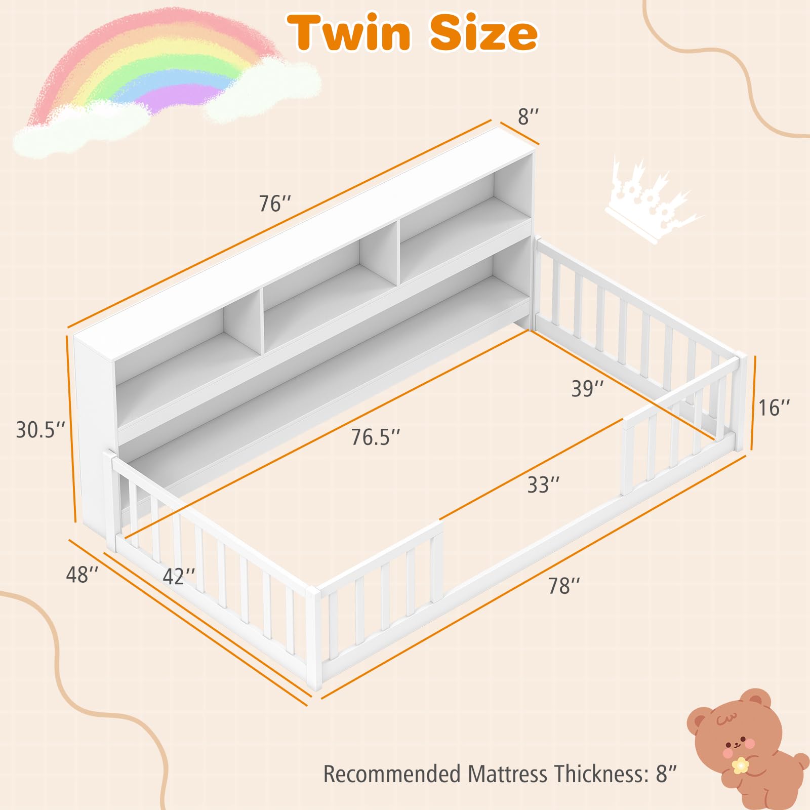 Haven Platform Bed view 3