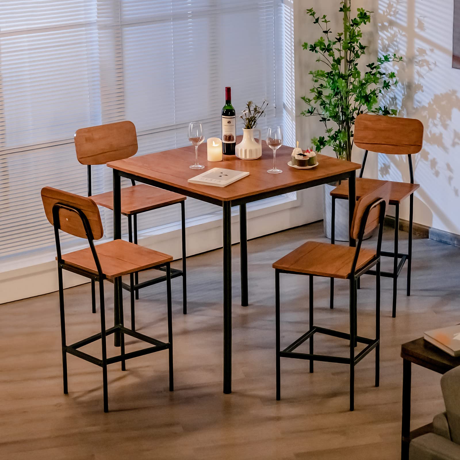 Aster Counter-Height 5-Piece Dining Set view 3