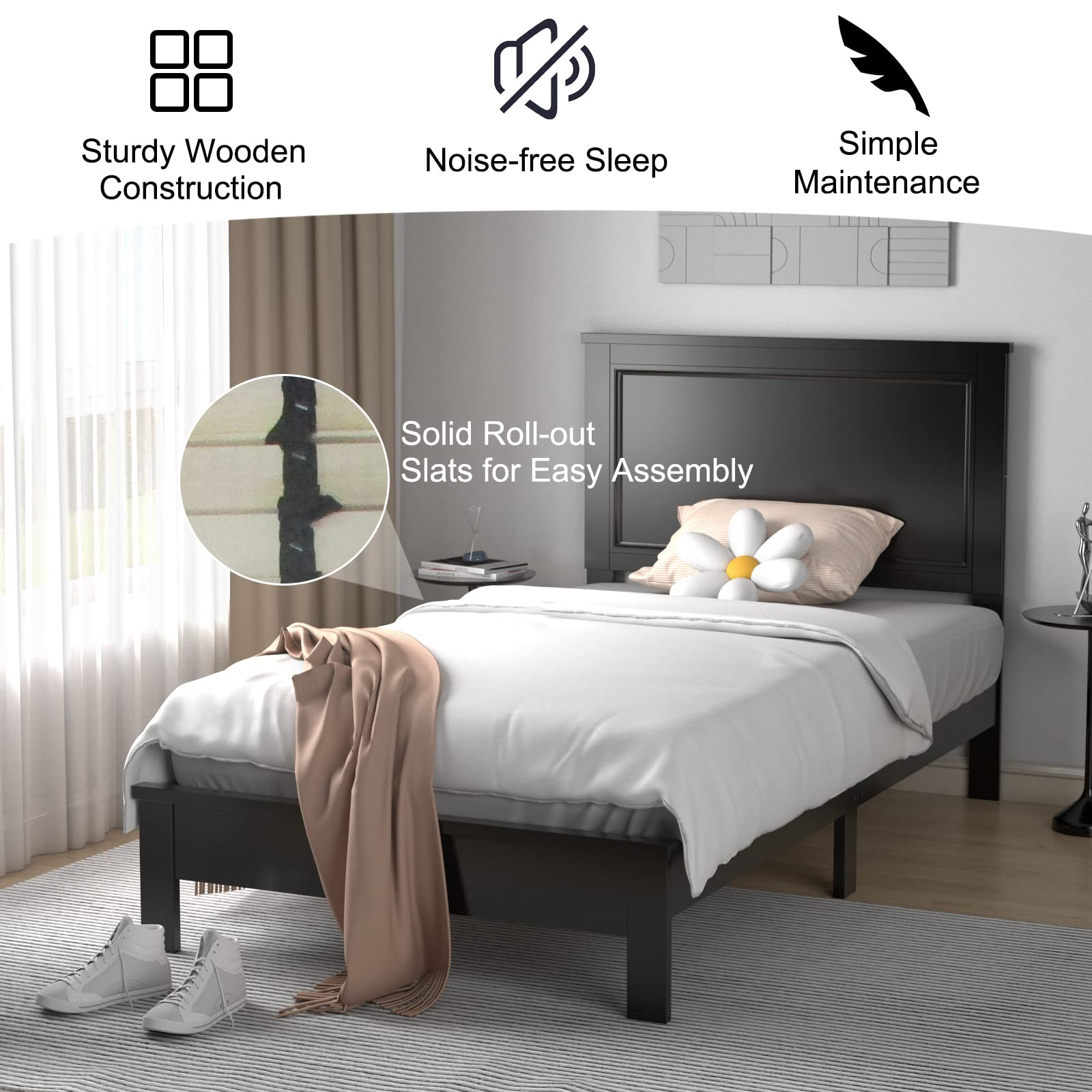 Seren Platform Bed view 3