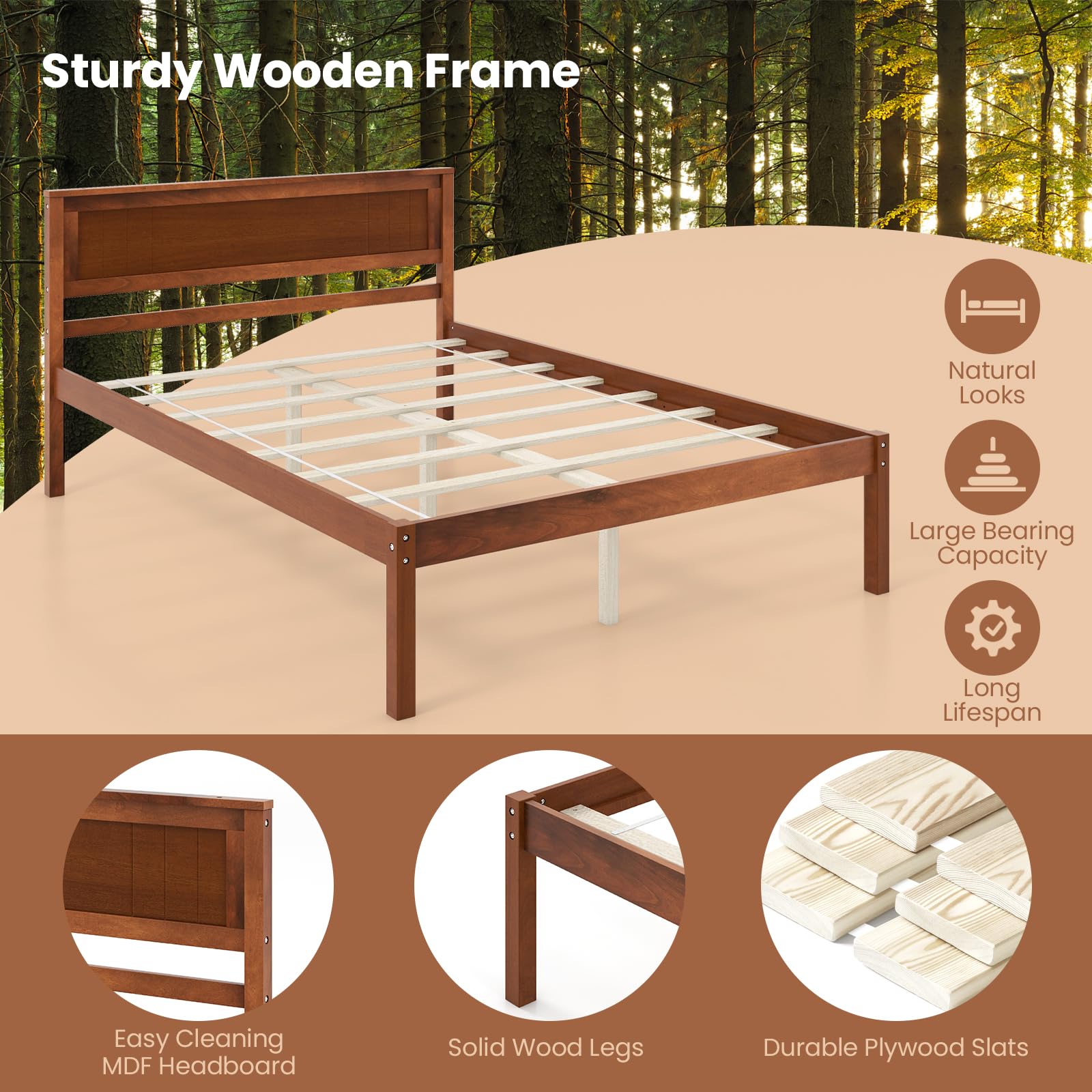 Mira Platform Bed view 6
