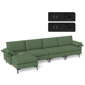 Camden Convertible Sleeper Sectional Sofa