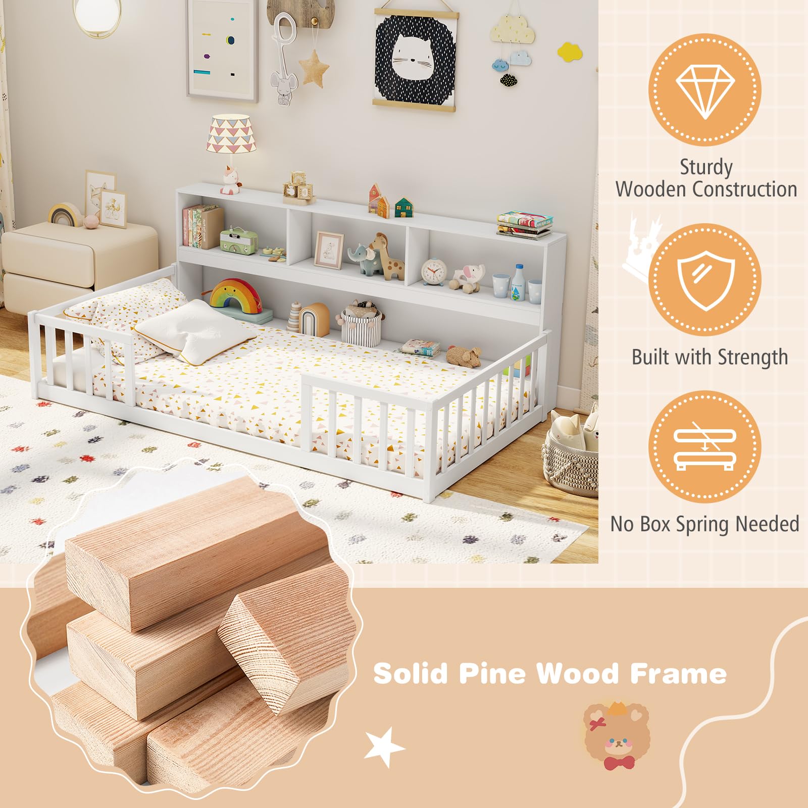 Haven Platform Bed view 5