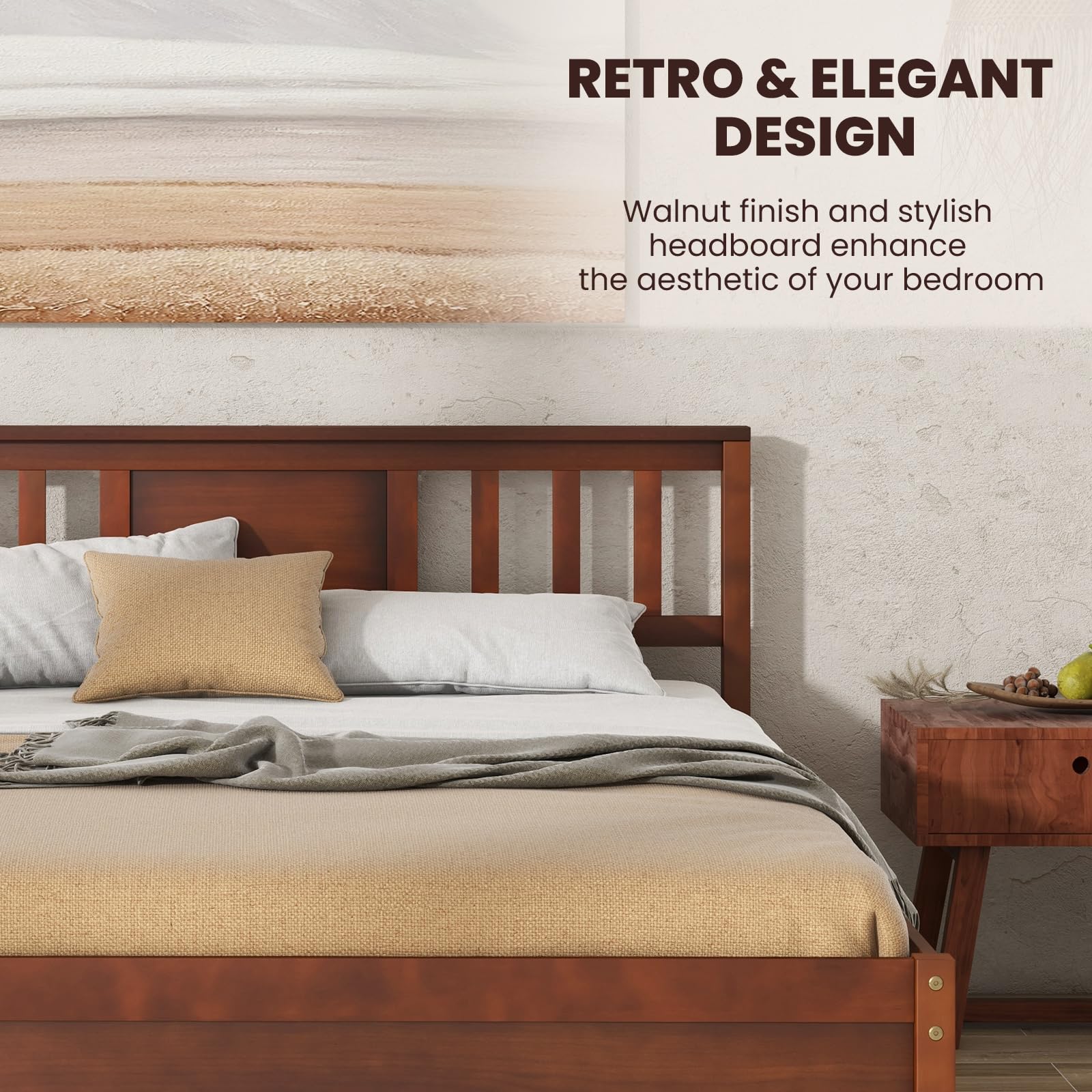Nora Platform Bed view 6