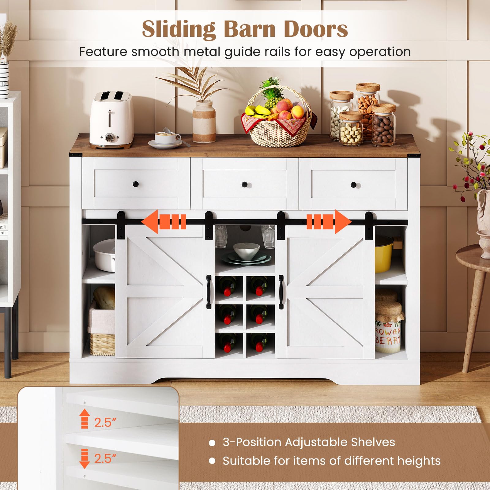 Miller LED Sideboard Cabinet view 5