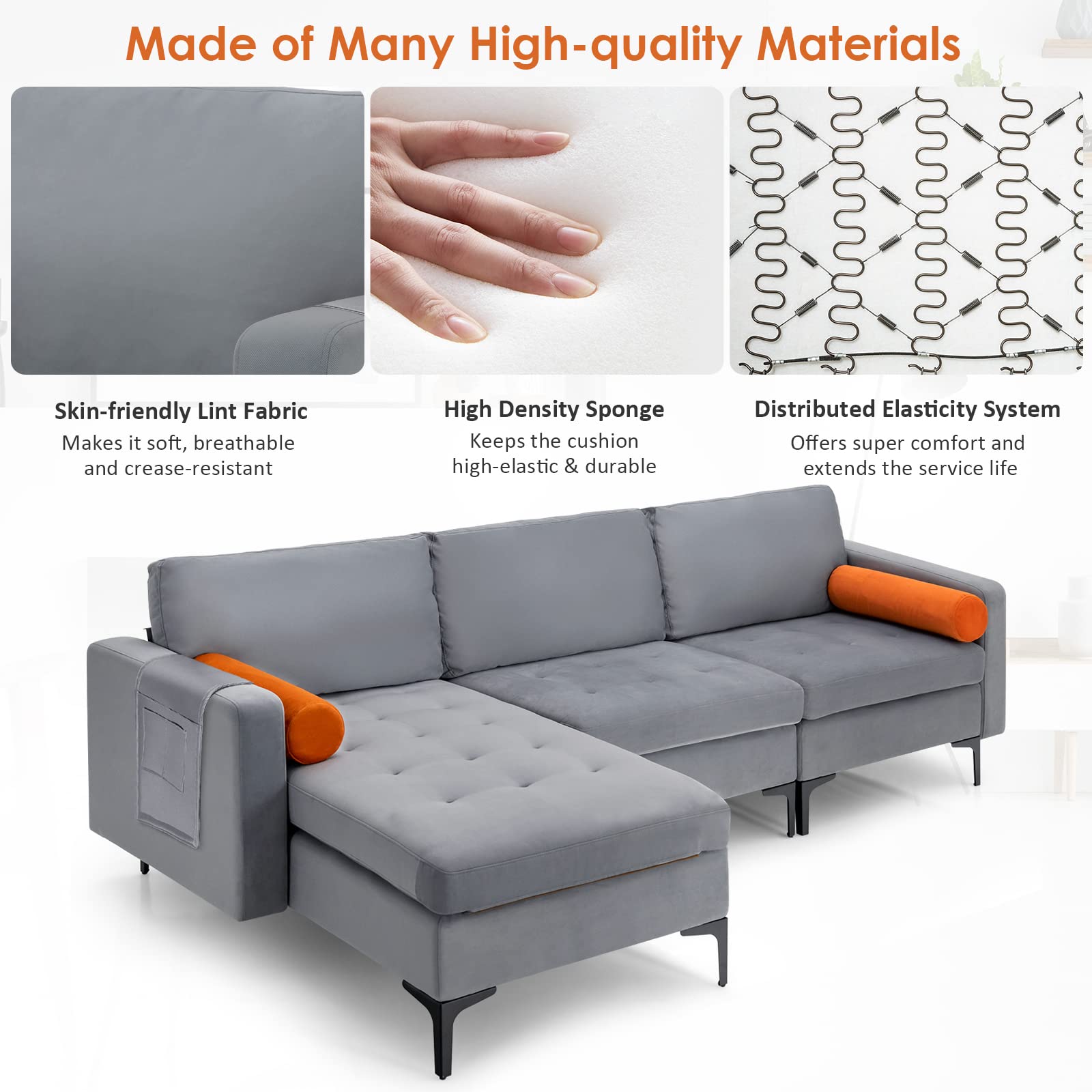 Wren Modular Sleeper Sectional Sofa view 6