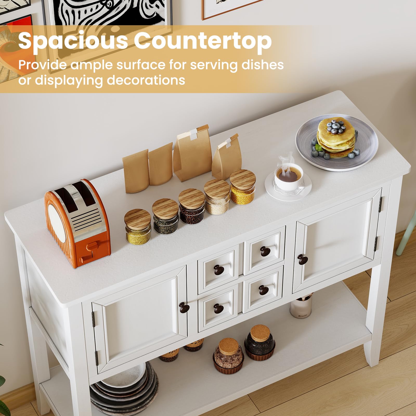 Bennett Storage Sideboard Cabinet view 6