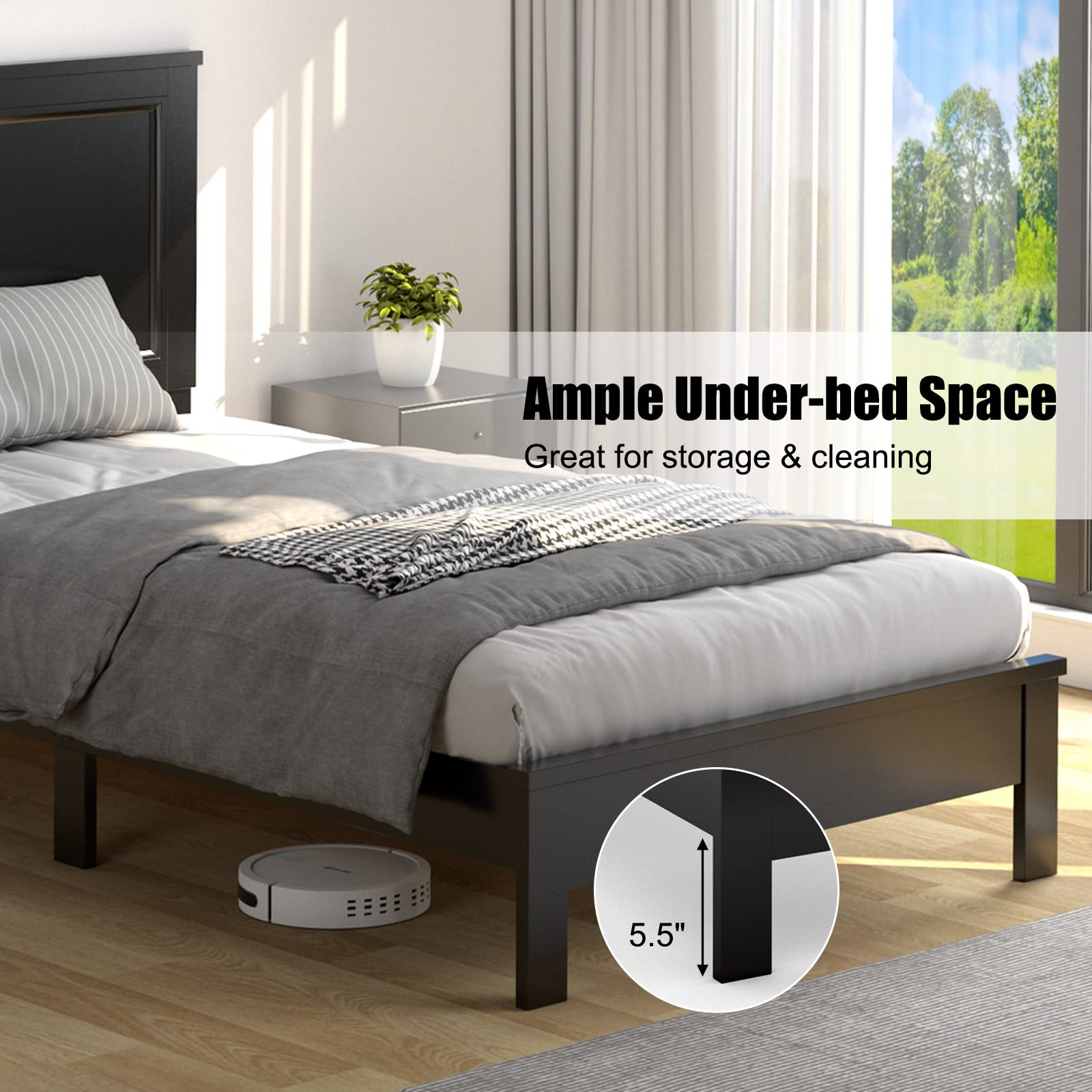 Seren Platform Bed view 6