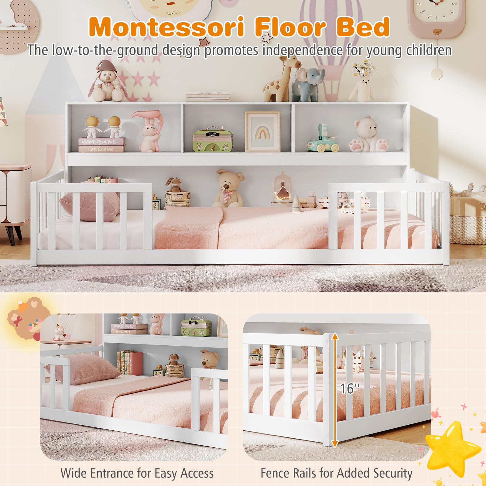 Haven Platform Bed view 6