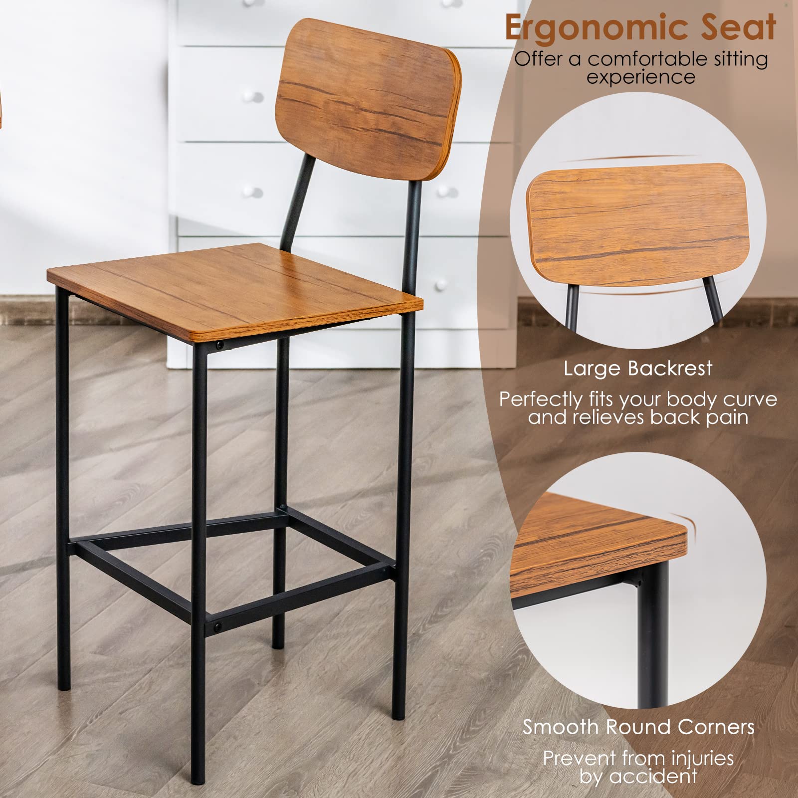 Aster Counter-Height 5-Piece Dining Set view 6